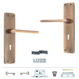 M8F20 - 3 Lever Lockset Burchelli 8"